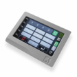 Elsys-CP2 Gray. Клавиатура подсистемы охранной сигнализации СКУД Elsys. Интерфейсы: RS-485, Ethernet; сенсорный дисплей 4,3", корпус - светло-серый пластик